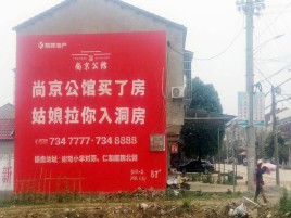 紫阳县墙体广告在乡镇、农村市场的媒体优势