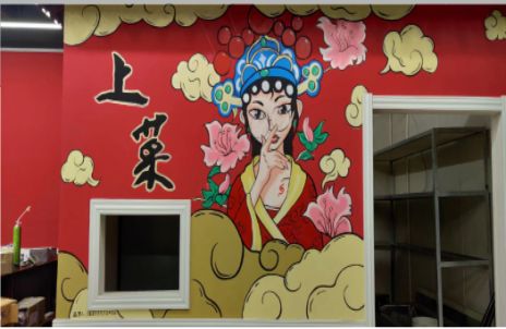 紫阳县墙体彩绘的发展和应用