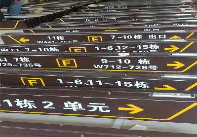 紫阳县广告标识中，常见的几种安装方式。